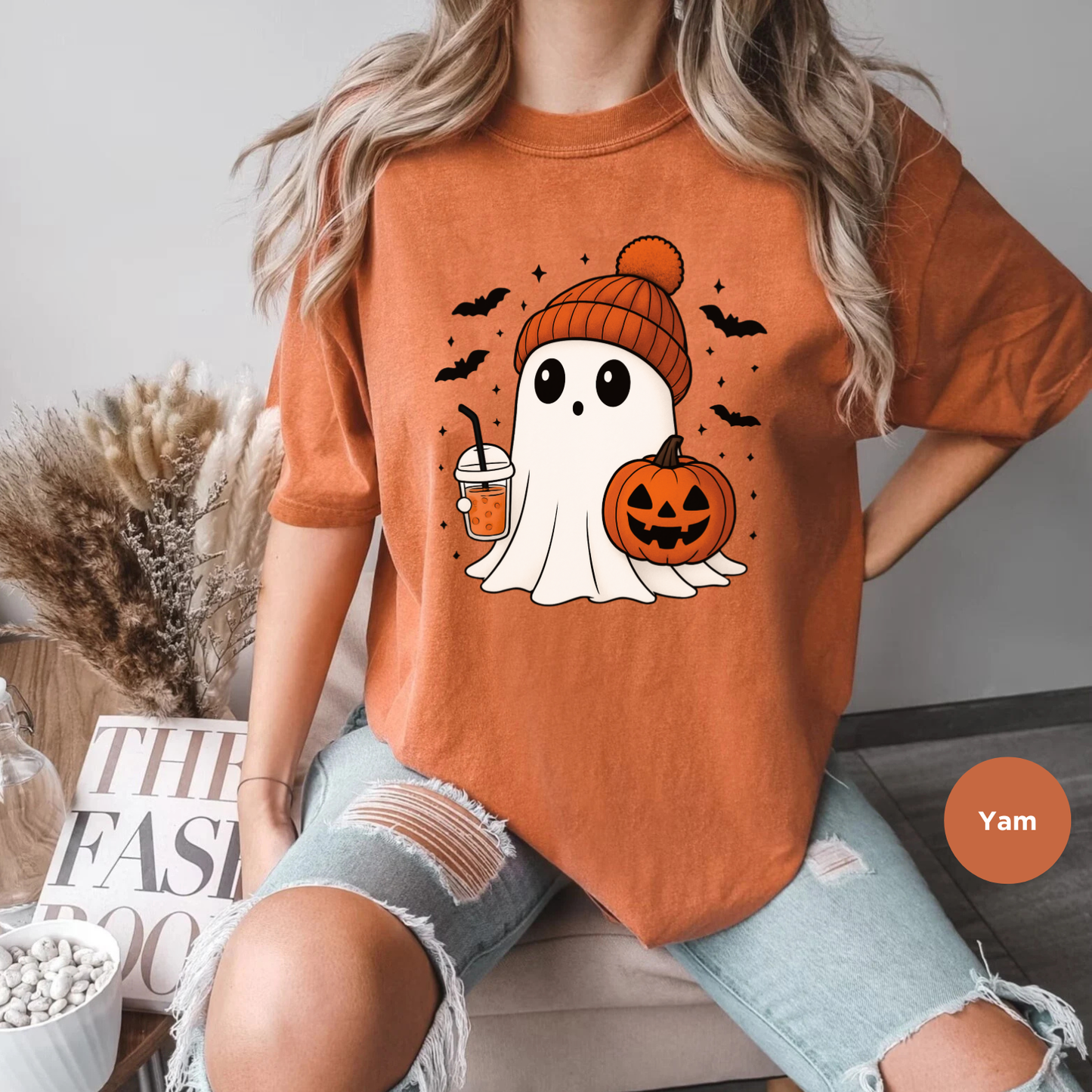 Cute Ghost Halloween T-shirt, Cute Halloween Shirt, Spooky Season, Ghost Shirt, Halloween T-Shirt