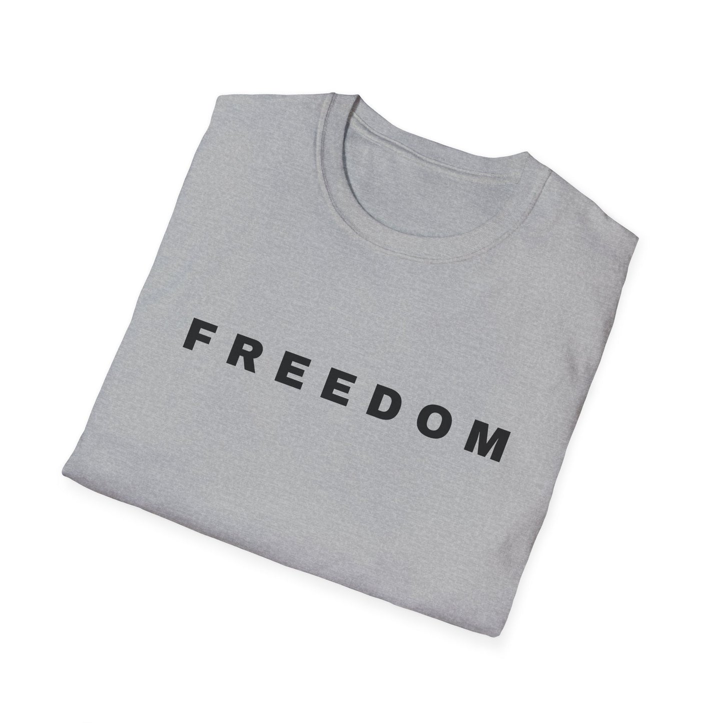 Charlie Kirk Freedom T-Shirt, Casual Wear, Inspirational, Unisex Softstyle