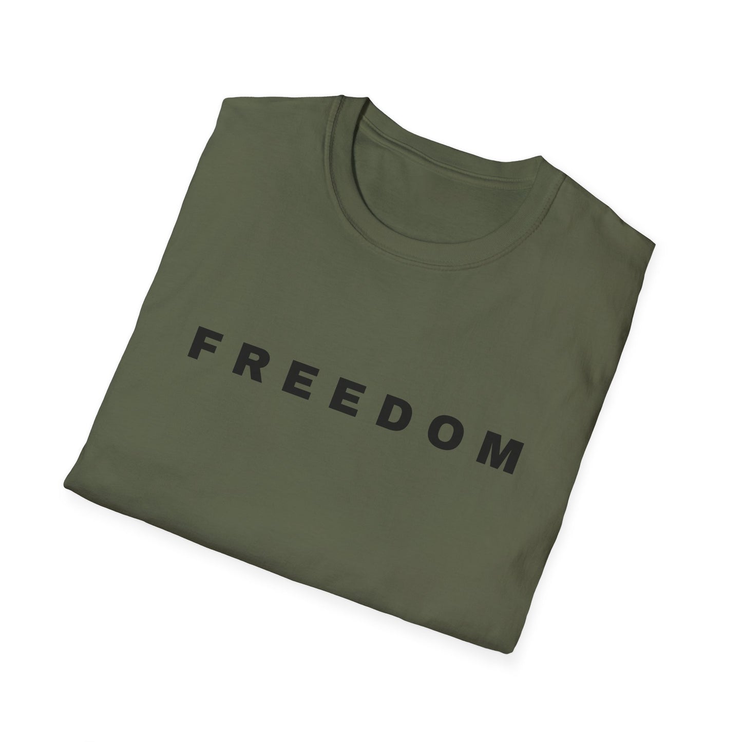 Charlie Kirk Freedom T-Shirt, Casual Wear, Inspirational, Unisex Softstyle