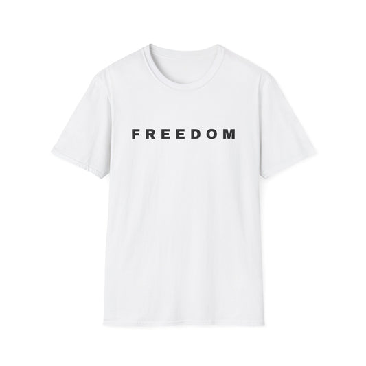 Charlie Kirk Freedom T-Shirt, Casual Wear, Inspirational, Unisex Softstyle