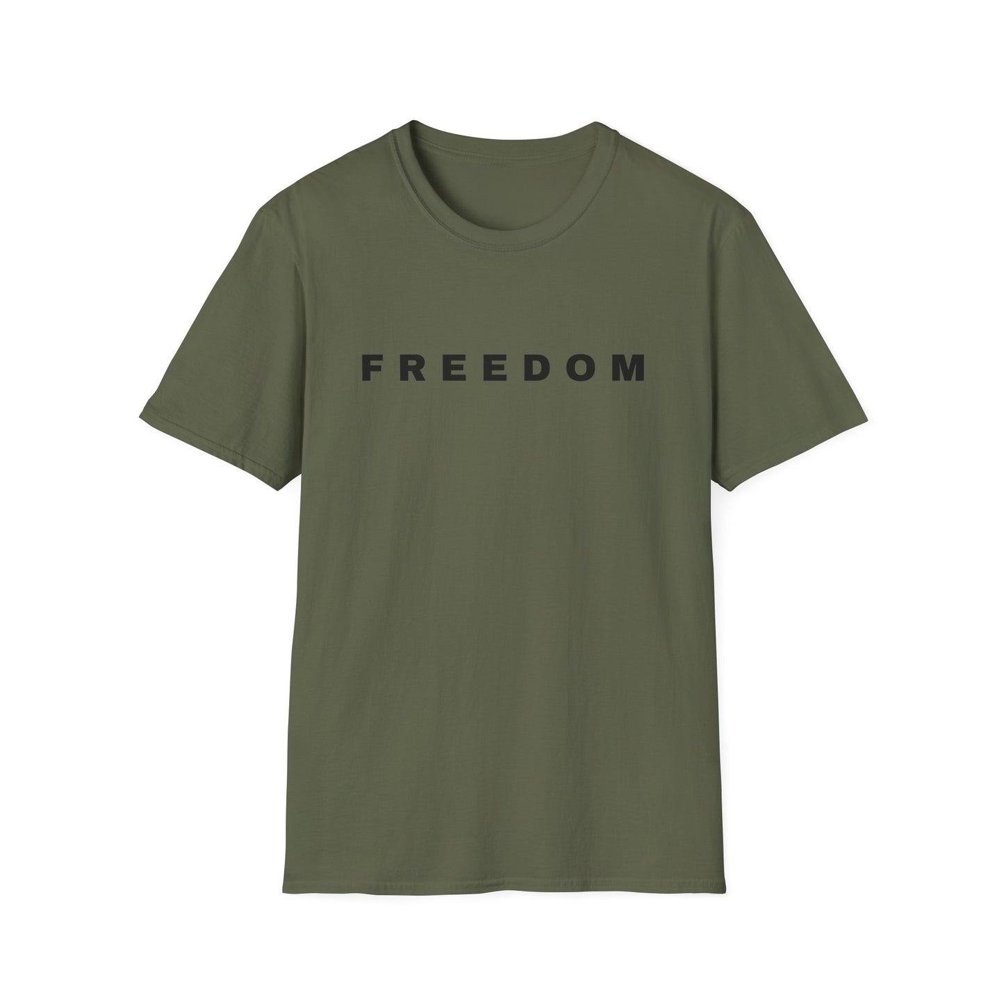 Charlie Kirk Freedom T-Shirt, Casual Wear, Inspirational, Unisex Softstyle