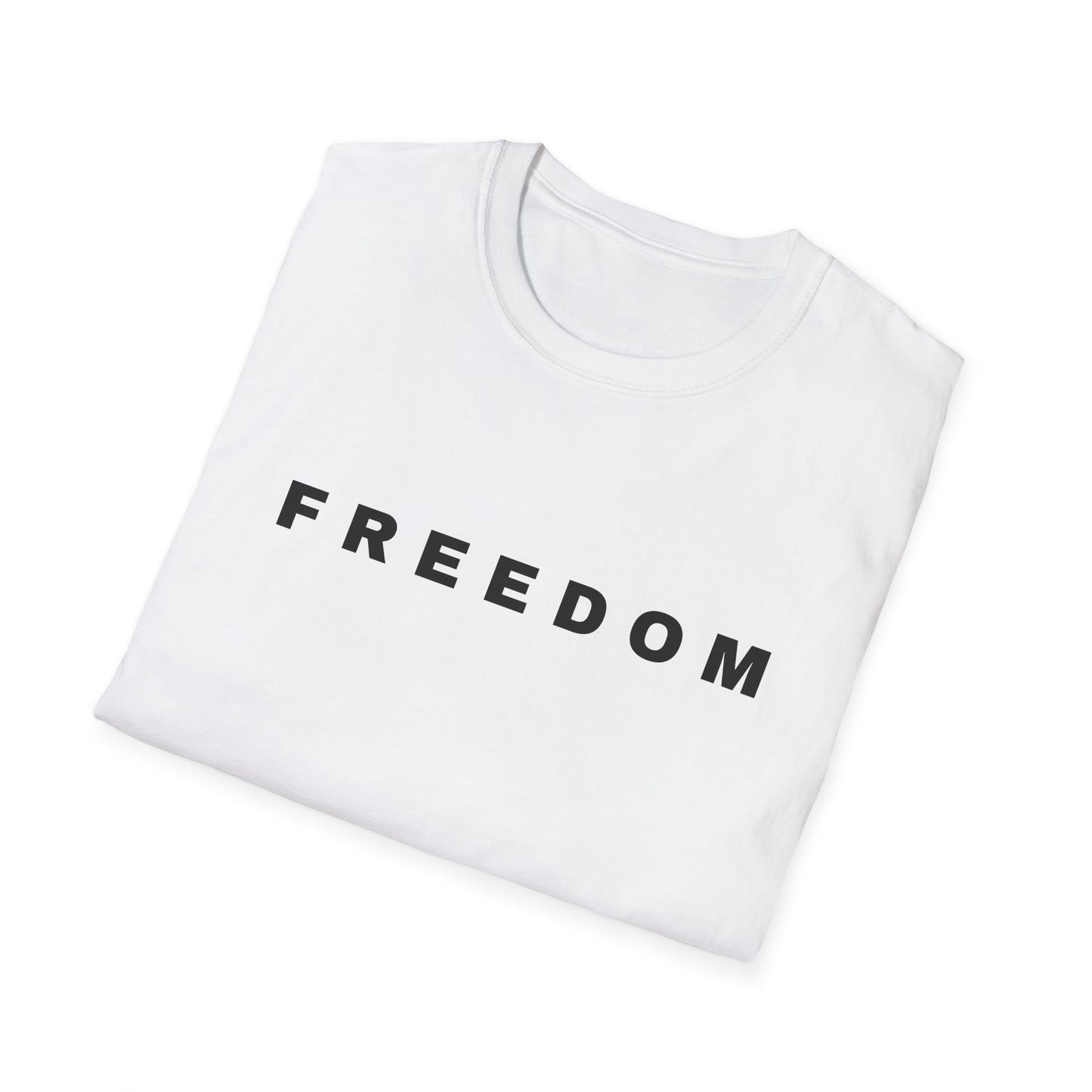 Charlie Kirk Freedom T-Shirt, Casual Wear, Inspirational, Unisex Softstyle