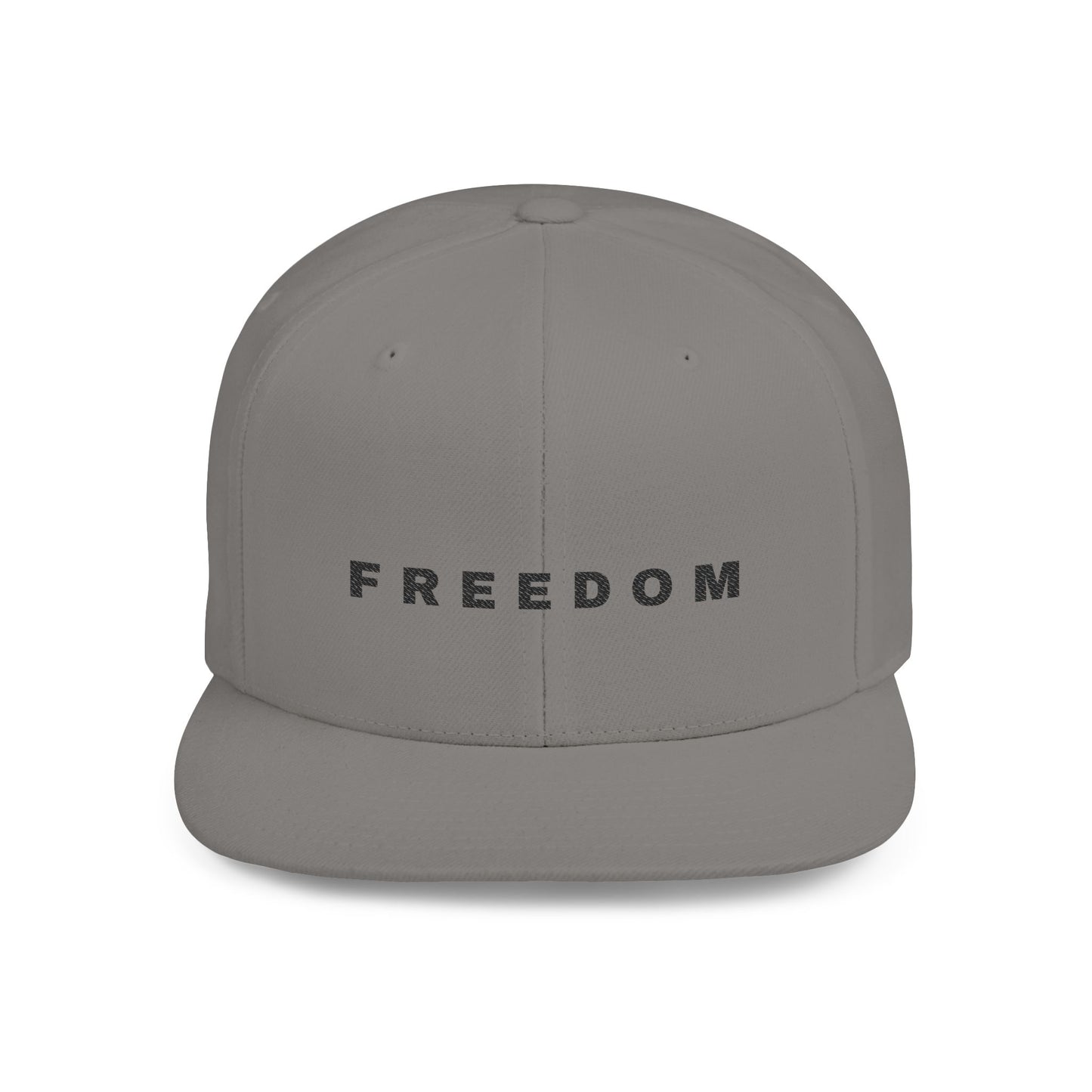 Freedom Flat Bill Snapback Hat, Adjustable Cap, Statement Hat, Casual Accessories, Gift for Him/Her, Everyday Wear